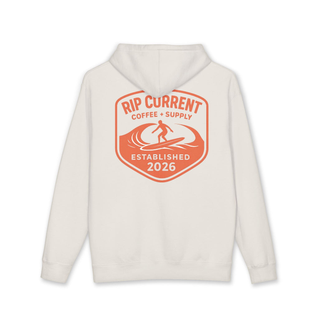 Surf More Worry Less Original Logo Hoodie