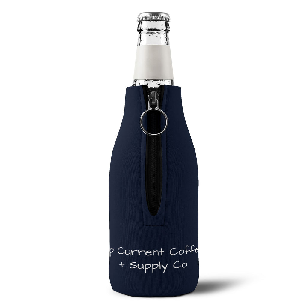 Wave Zip-Up Bottle Cooler Sleeve