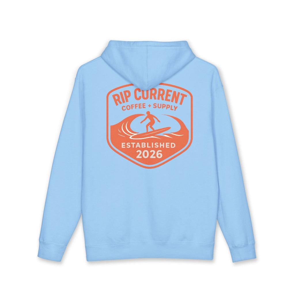 Surf More Worry Less Original Logo Hoodie
