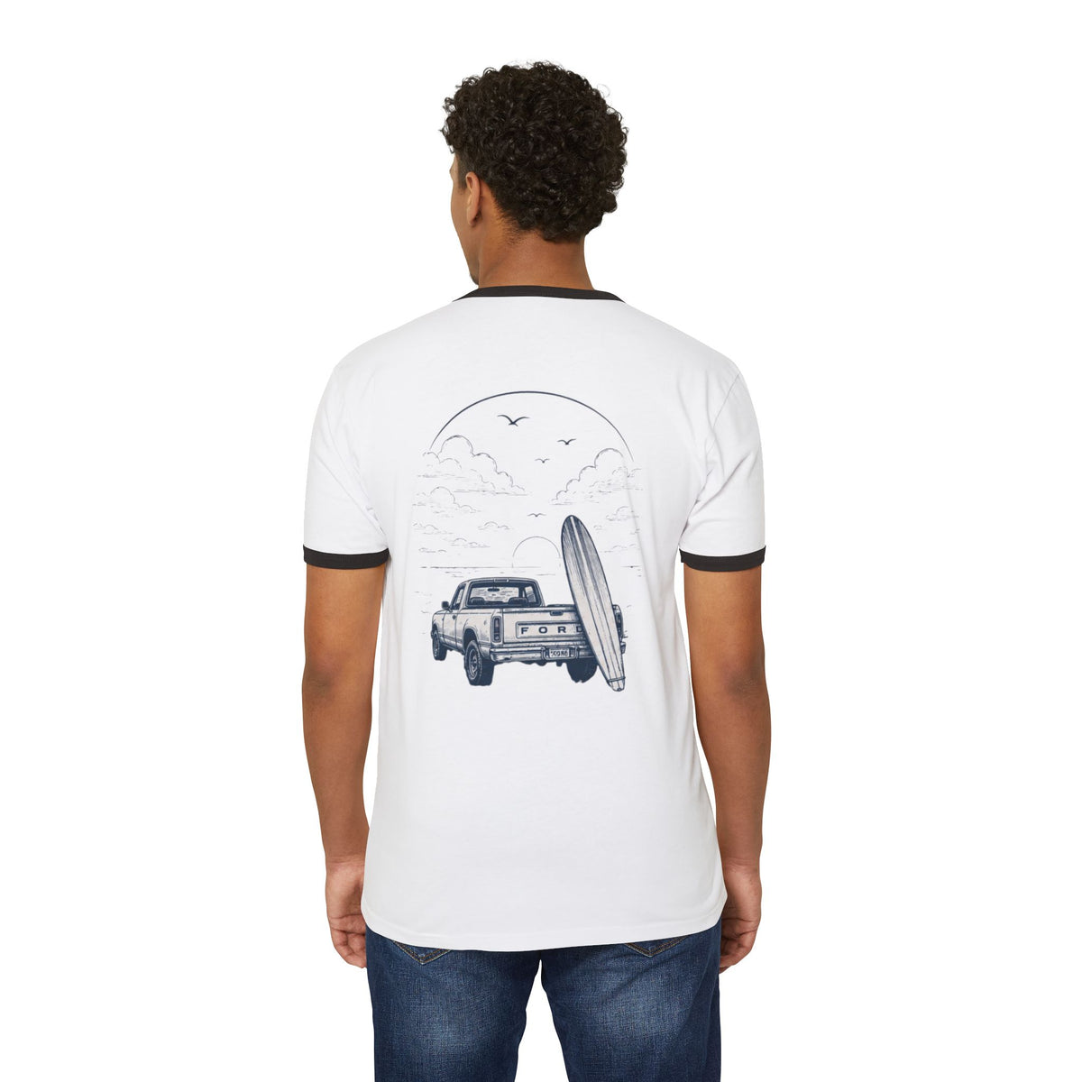Vintage Ford Truck Ringer Tee