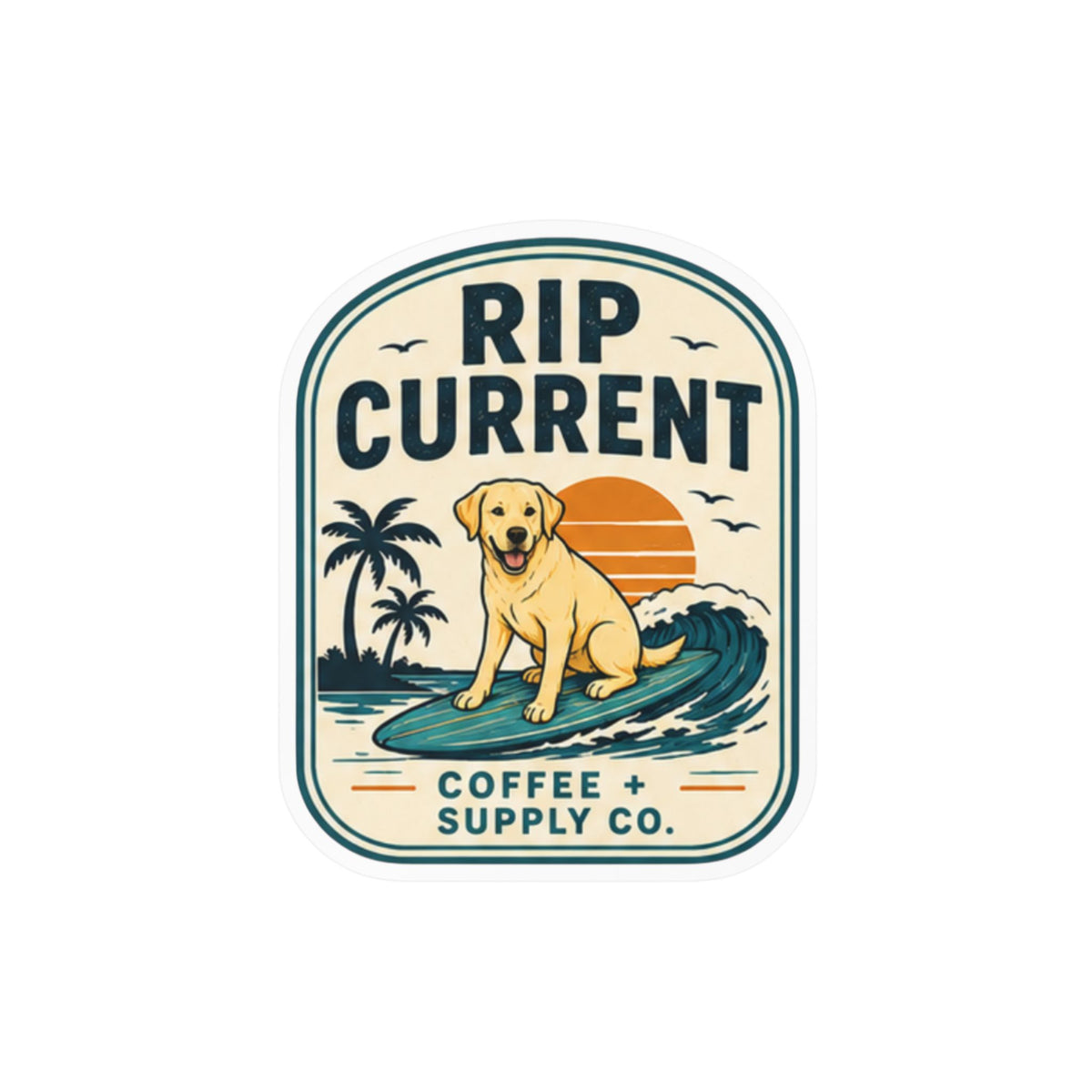 Surfing Lab Sticker