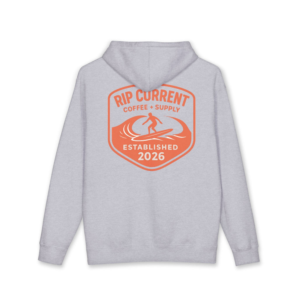 Surf More Worry Less Original Logo Hoodie