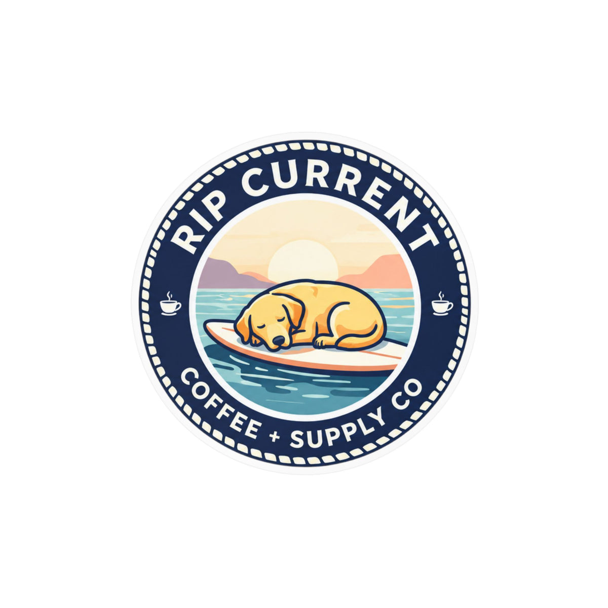 Sleeping Lab Sticker