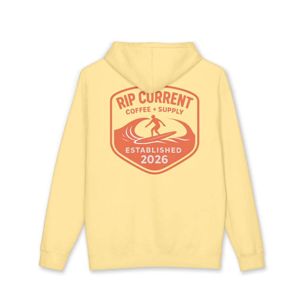 Surf More Worry Less Original Logo Hoodie