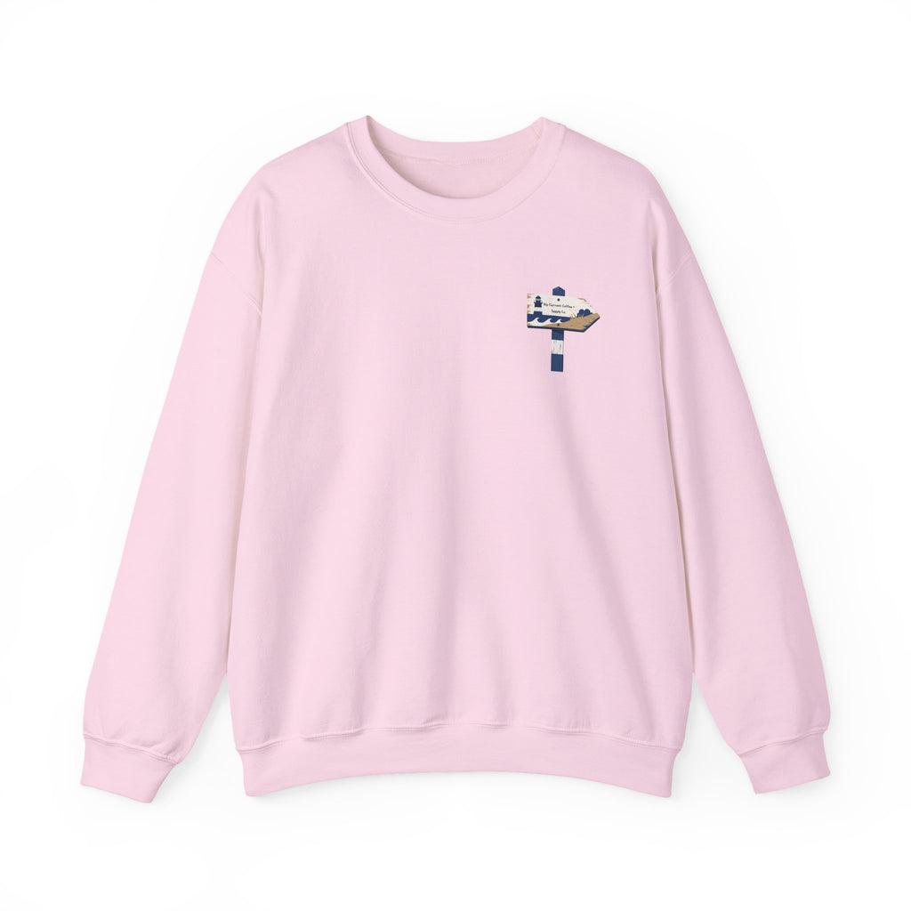 Lighthouse Signpost Crewneck