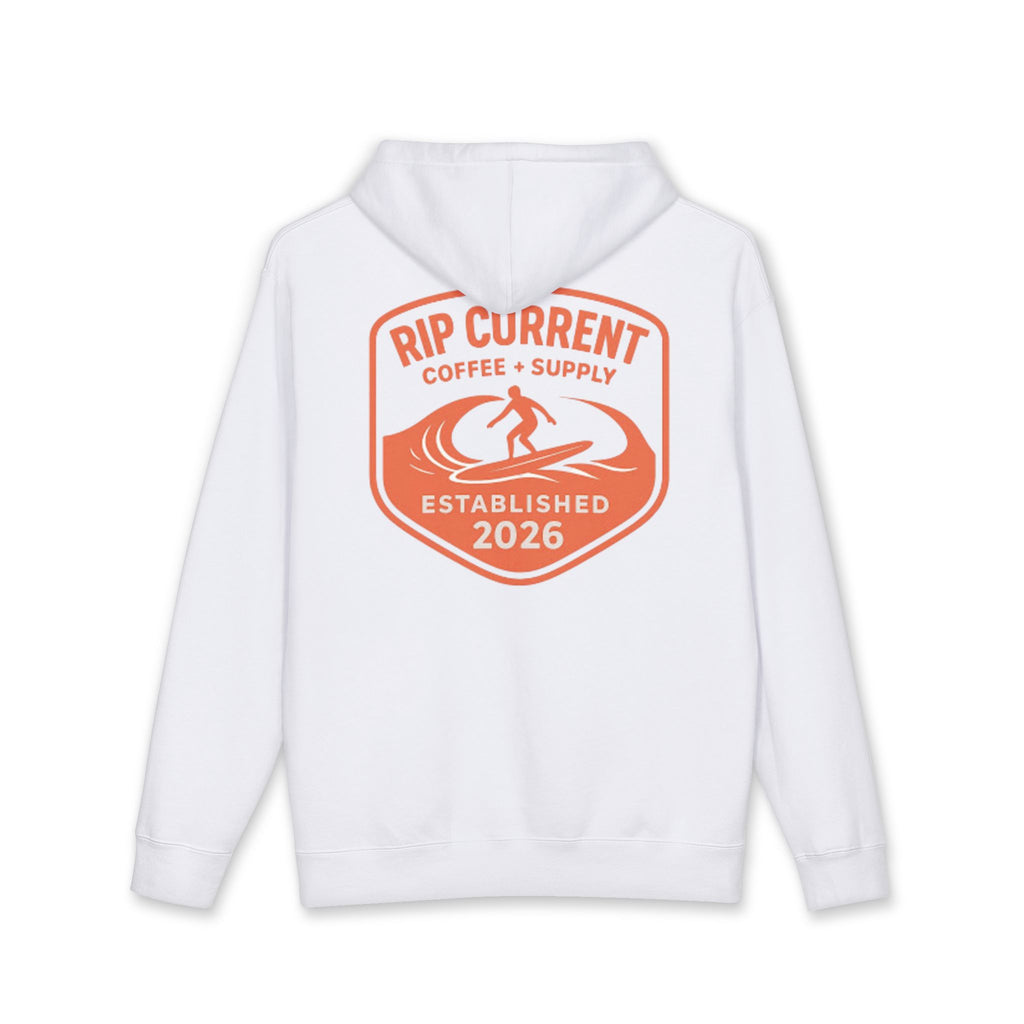 Surf More Worry Less Original Logo Hoodie