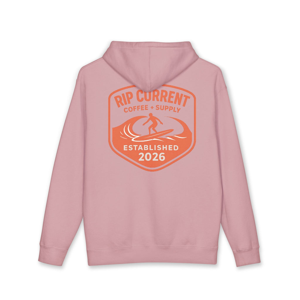 Surf More Worry Less Original Logo Hoodie