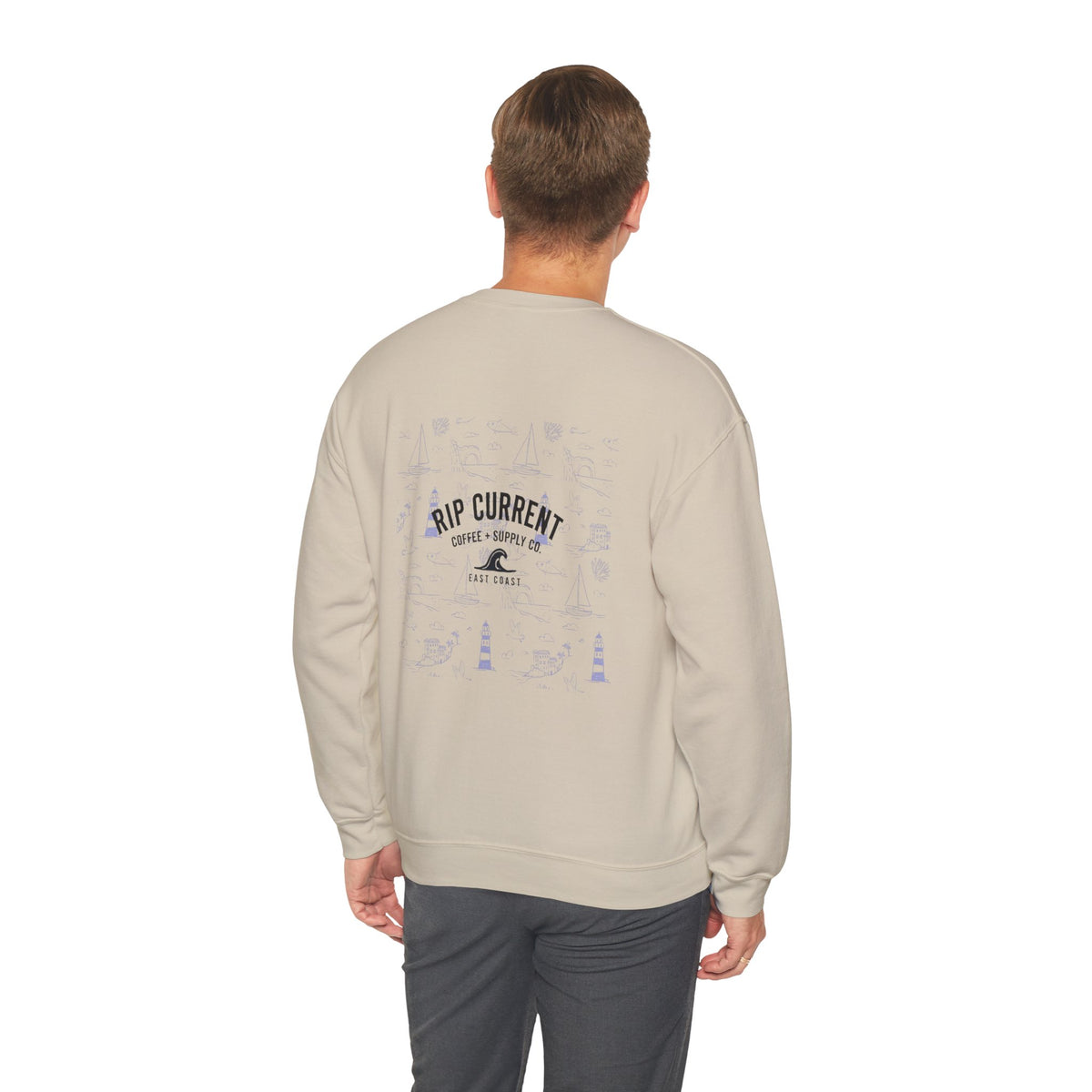 Lighthouse Signpost Crewneck