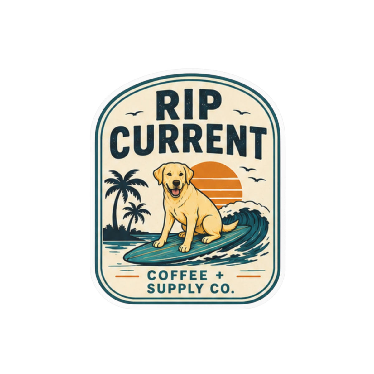 Surfing Lab Sticker