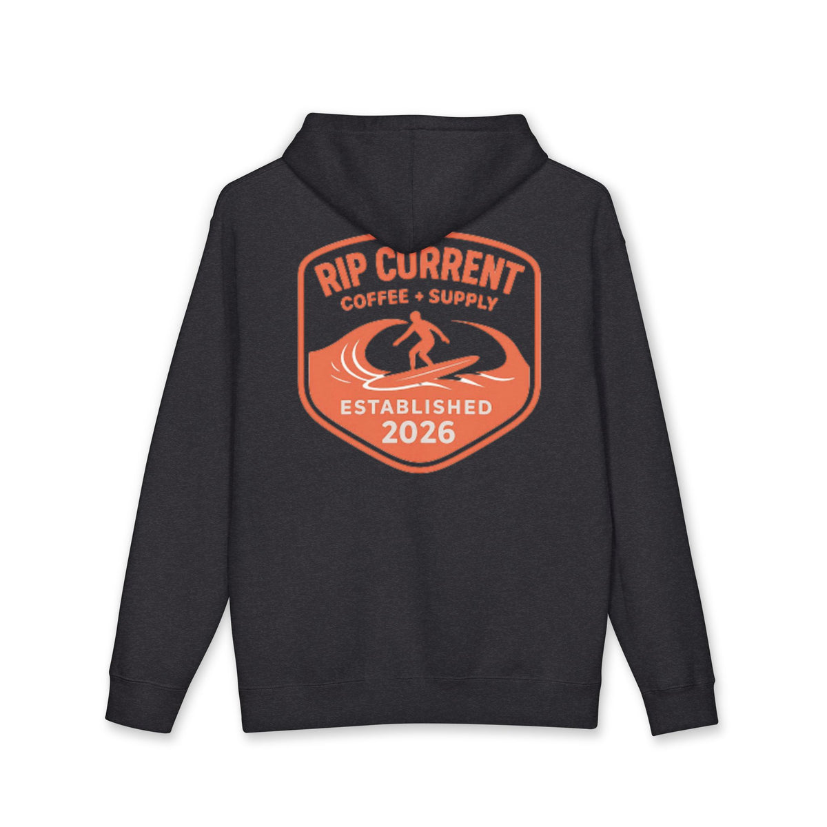 Surf More Worry Less Original Logo Hoodie