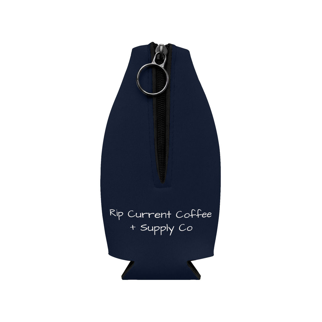 Wave Zip-Up Bottle Cooler Sleeve