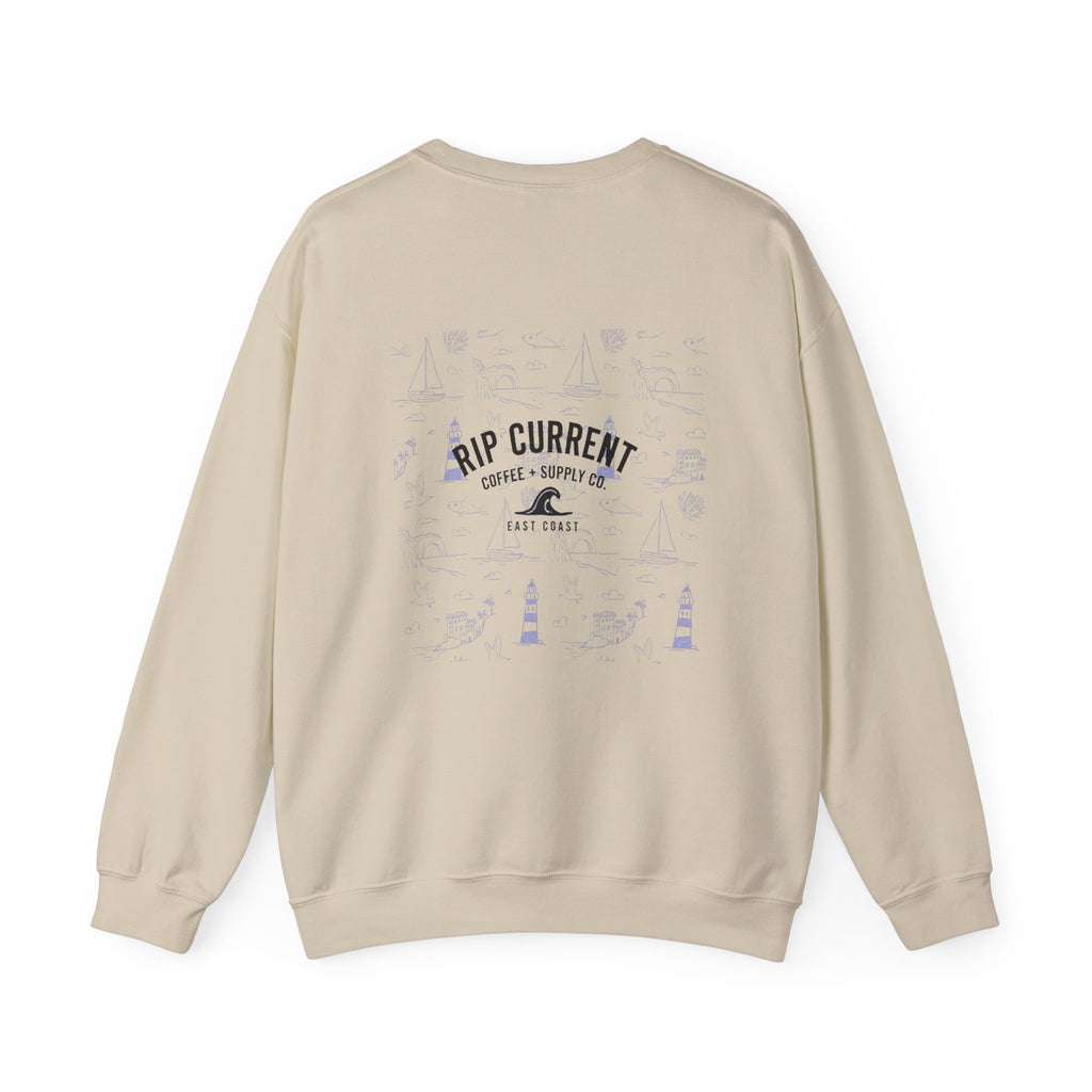 Lighthouse Signpost Crewneck